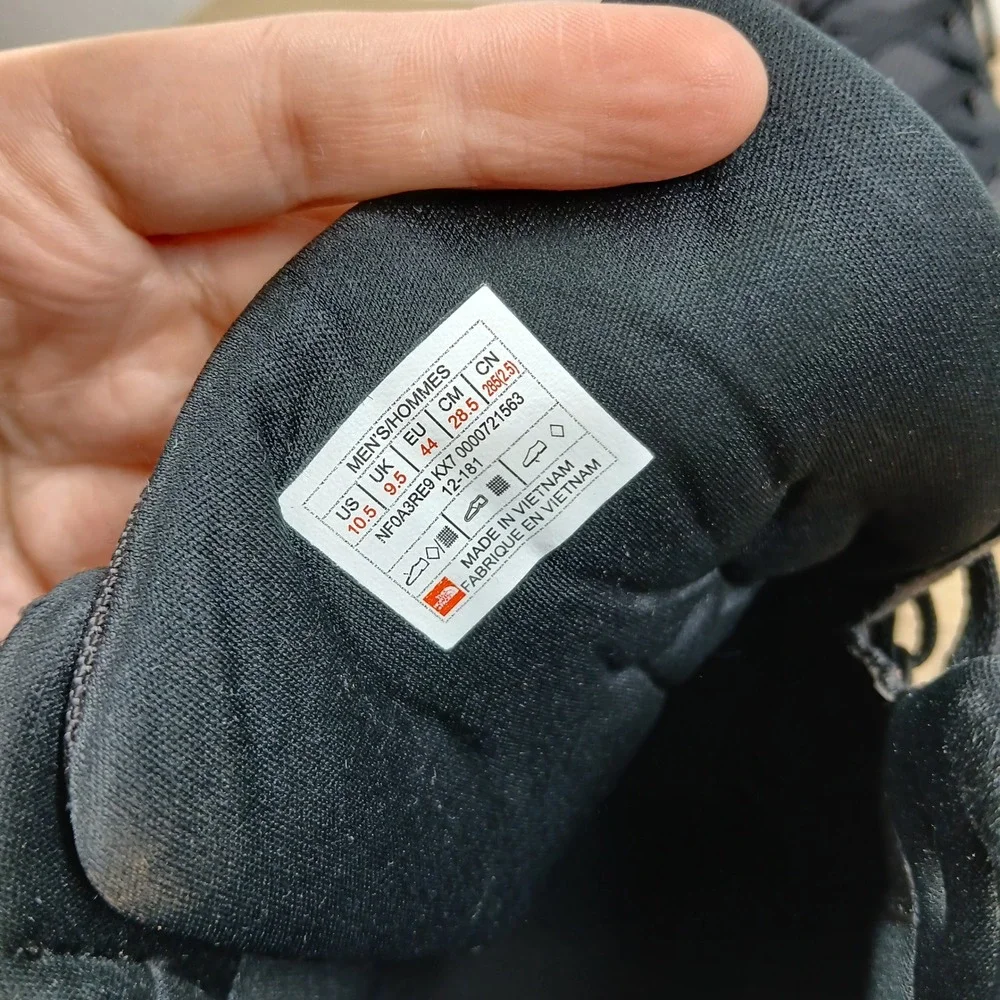 The North Face Back-To-Berkeley Redux Remtlz Mesh Mens 10.5 Black Hiking Boots